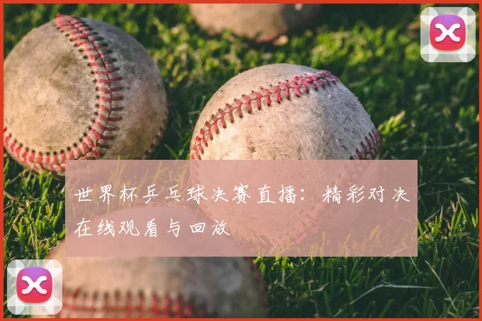 世界杯乒乓球决赛直播：精彩对决在线观看与回放